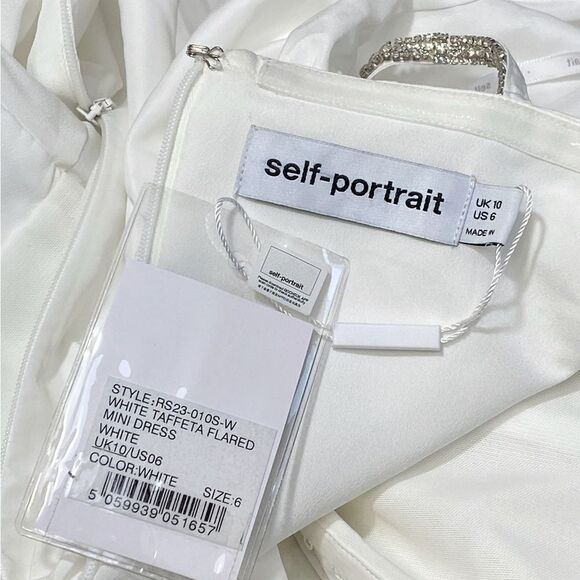 Self-Portrait Embellished Flared Minidress size 6 - Picture 11 of 13